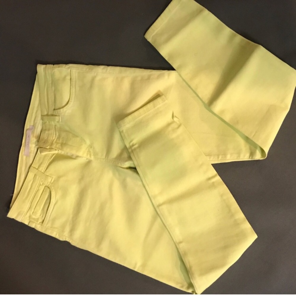 NWOT Joe's Jeans Yellow Denim Ankle Jeans sz 28